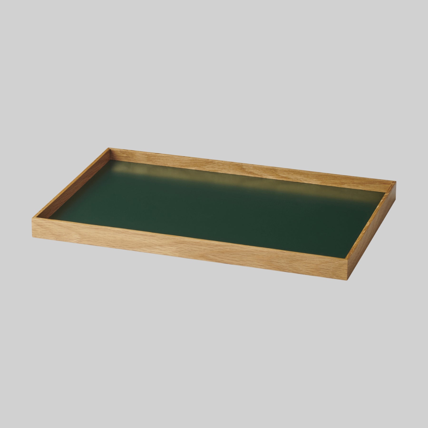 FRAME tray medium, oak/green