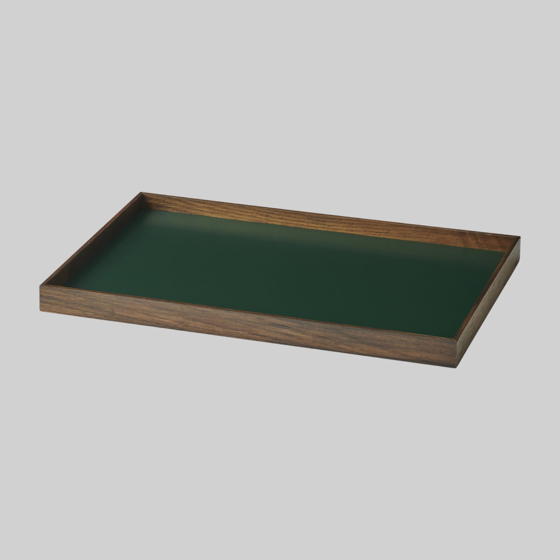 FRAME tray medium, smoked oak/green