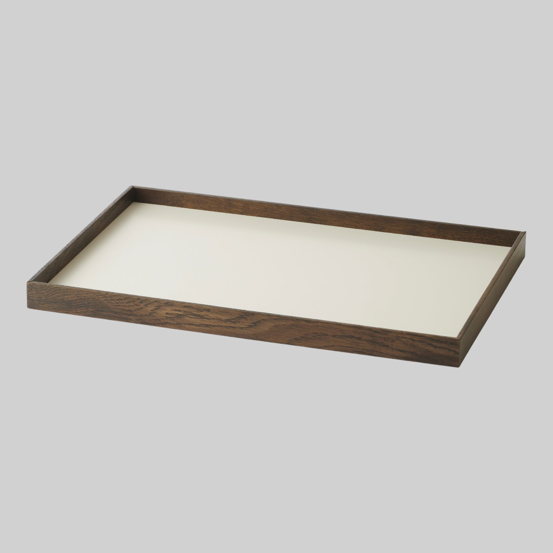 FRAME tray medium, smoked oak/beige