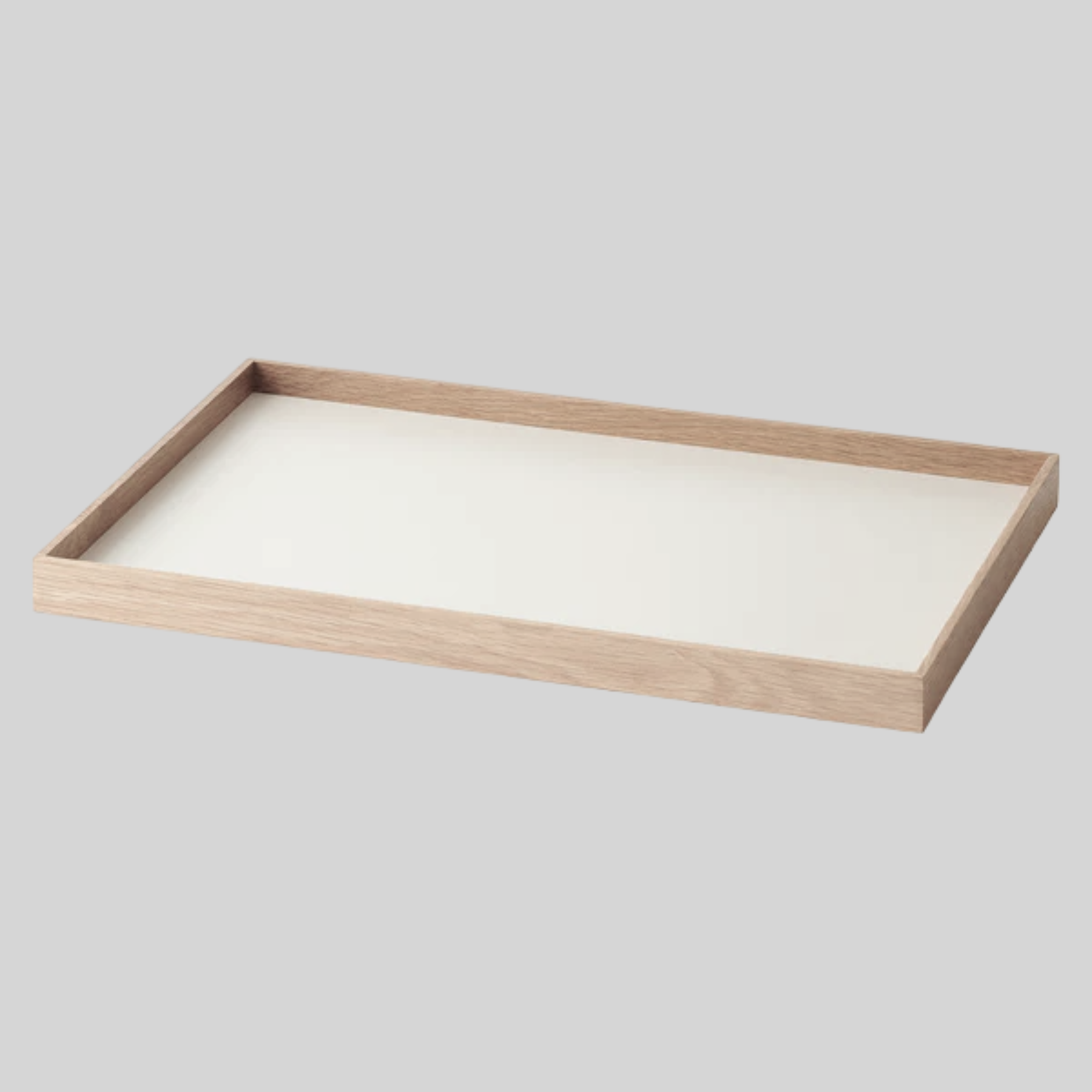 FRAME tray medium, oak/beige