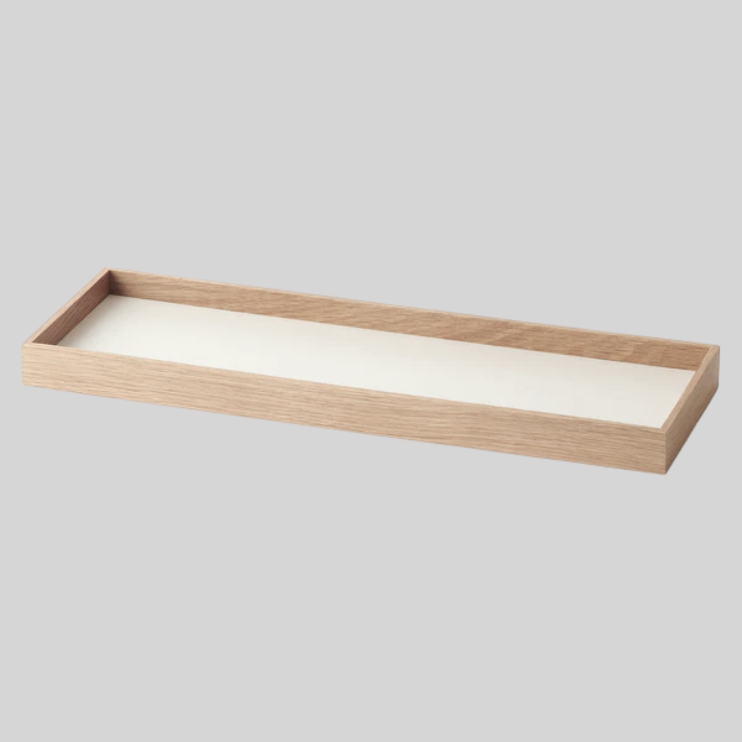 FRAME tray small, oak/beige