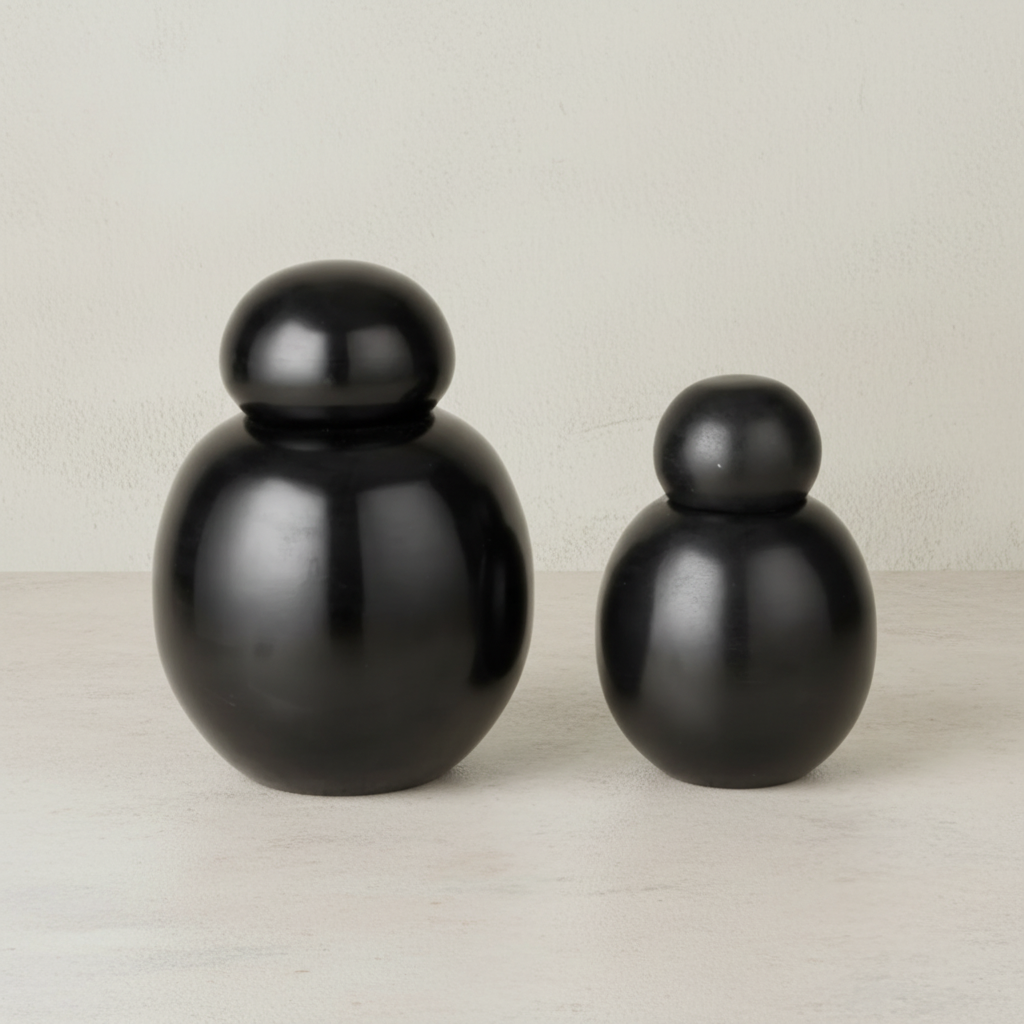 Marblelous jar 04 - black