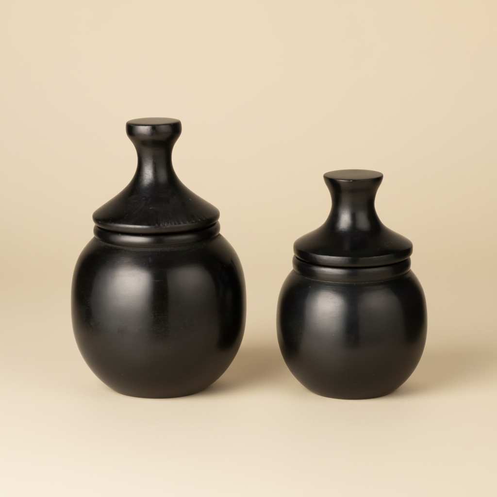 Marblelous jar 05 - black