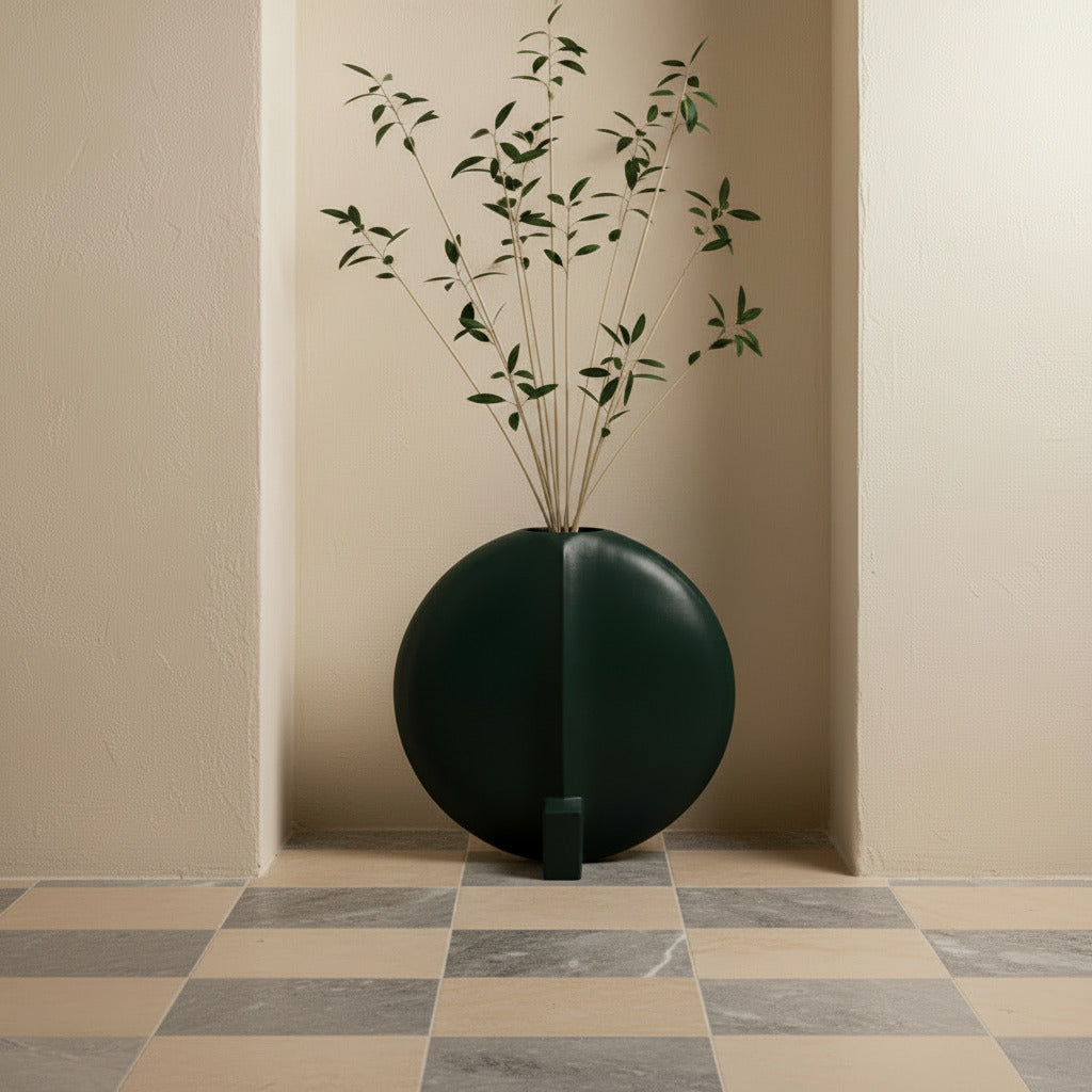 Guggenheim, Big - Dark Green High Glaze
