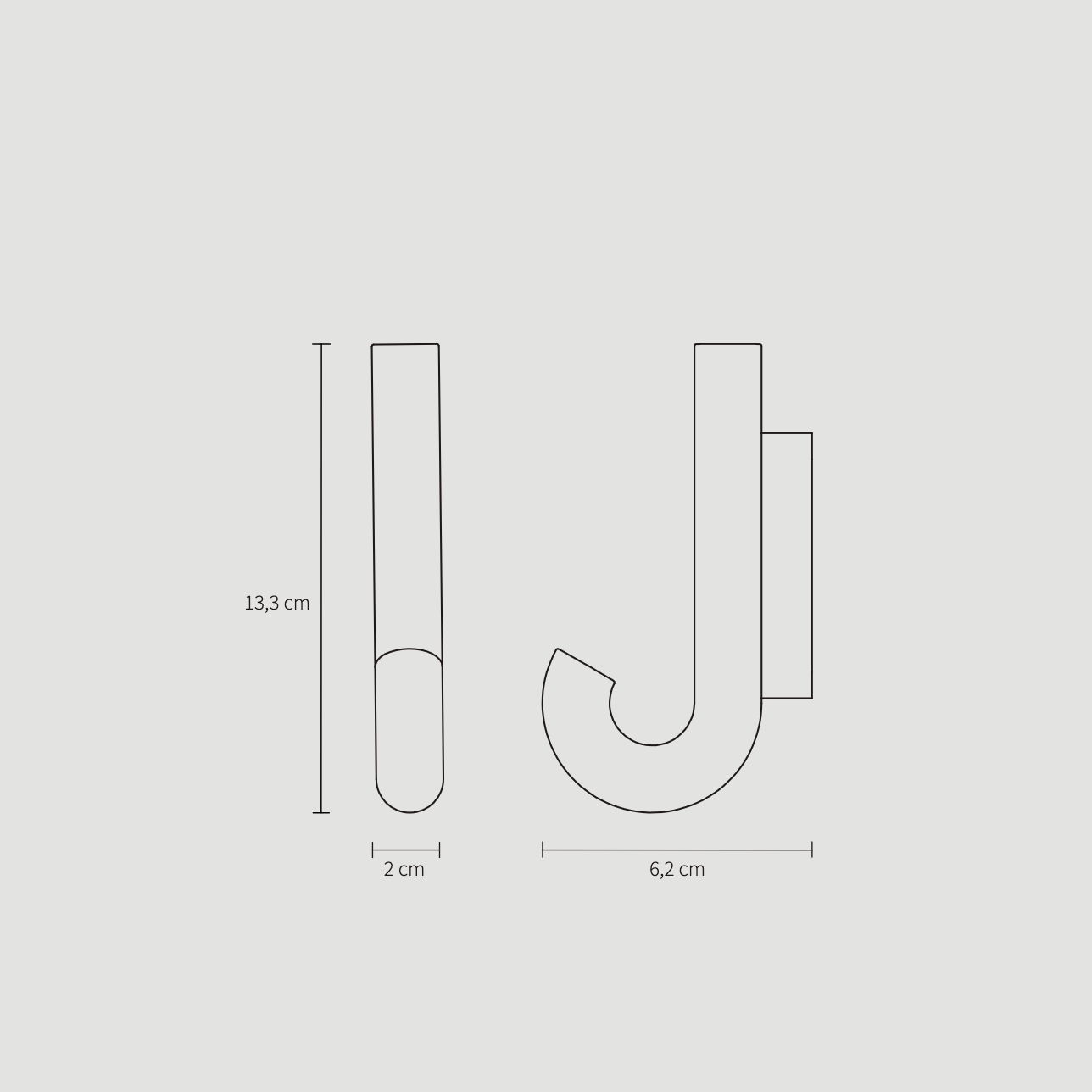 HOOK Mini, oak-black