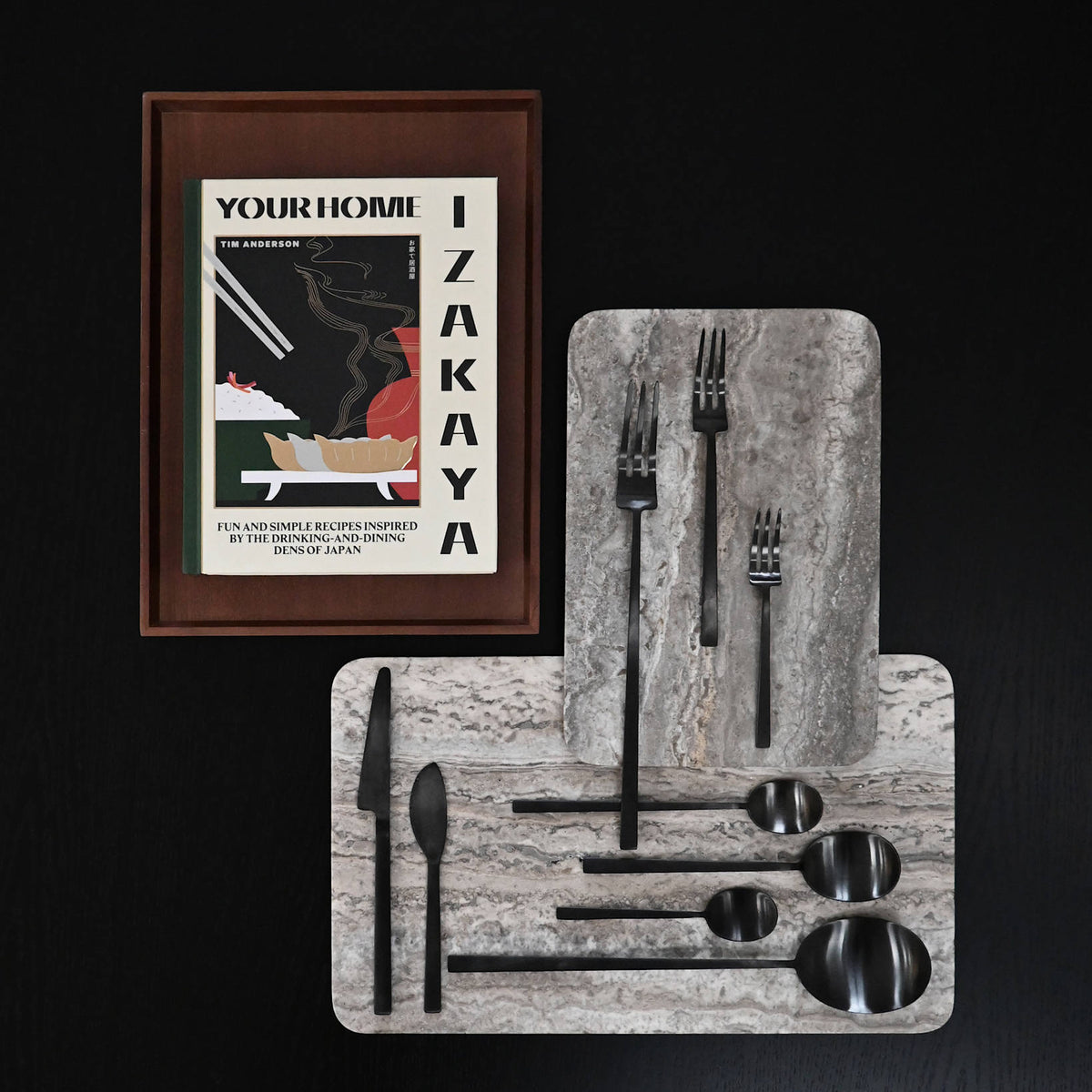 Kogei Dessert Fork - Black