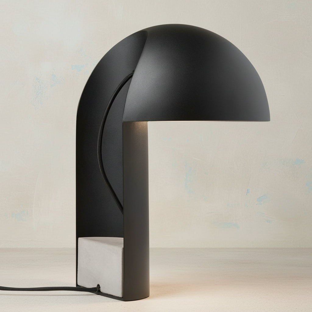 LEERY table lamp, black