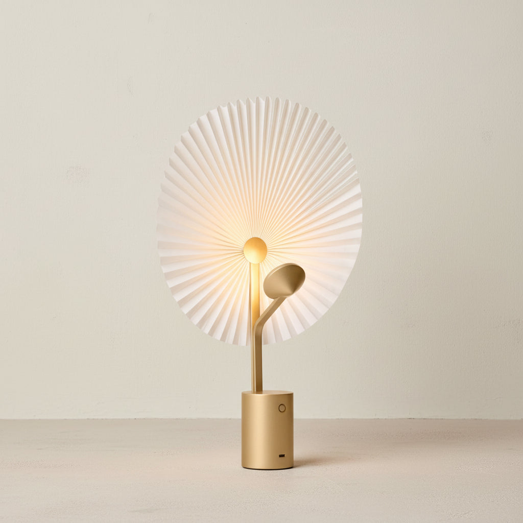 LIRIS Portable Table Lamp, Brass