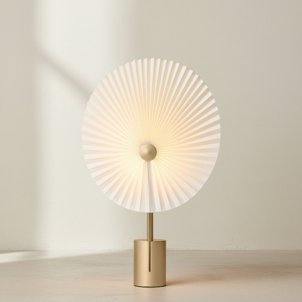 LIRIS Portable Table Lamp, Brass
