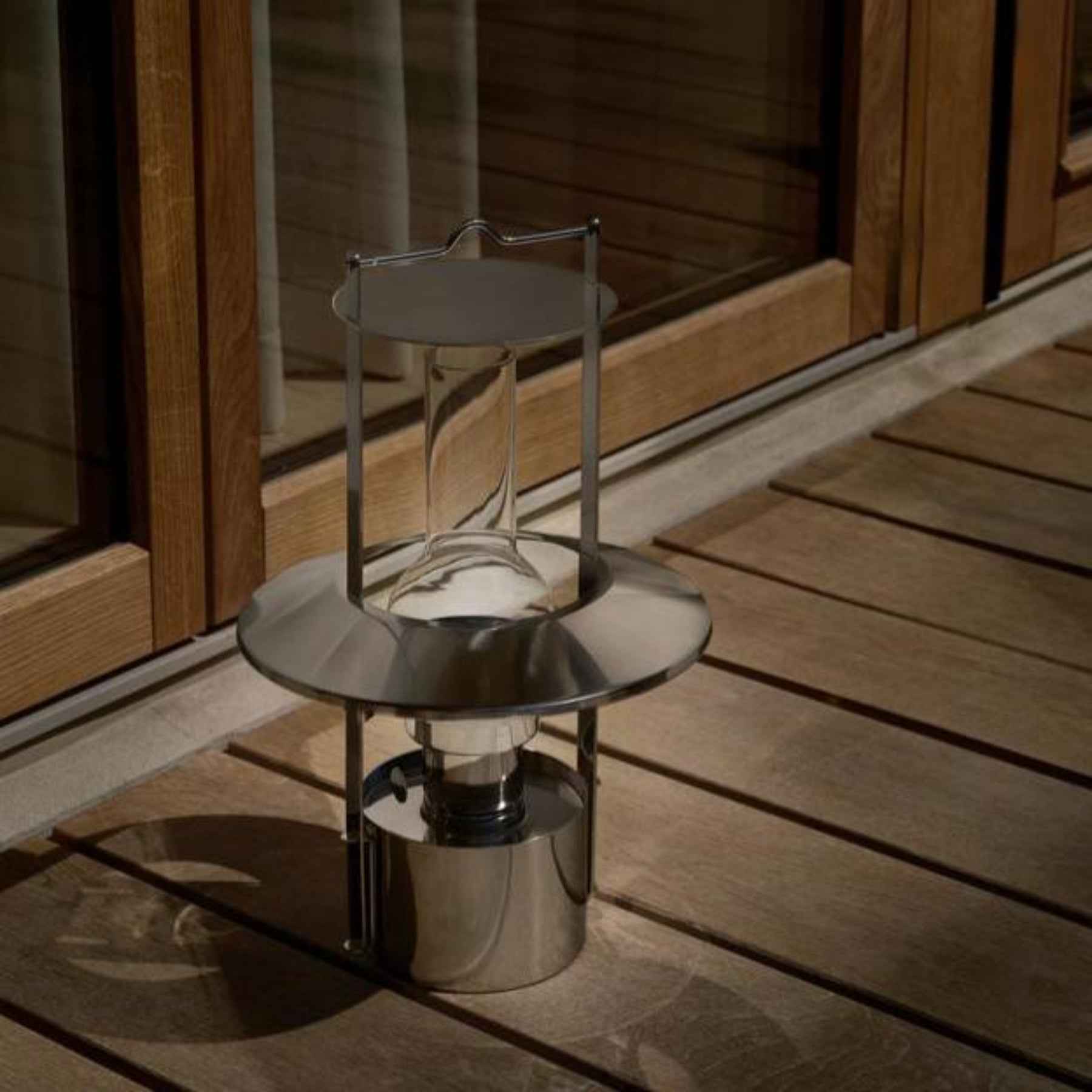 EM ship's lamp with rechargeable insert - large