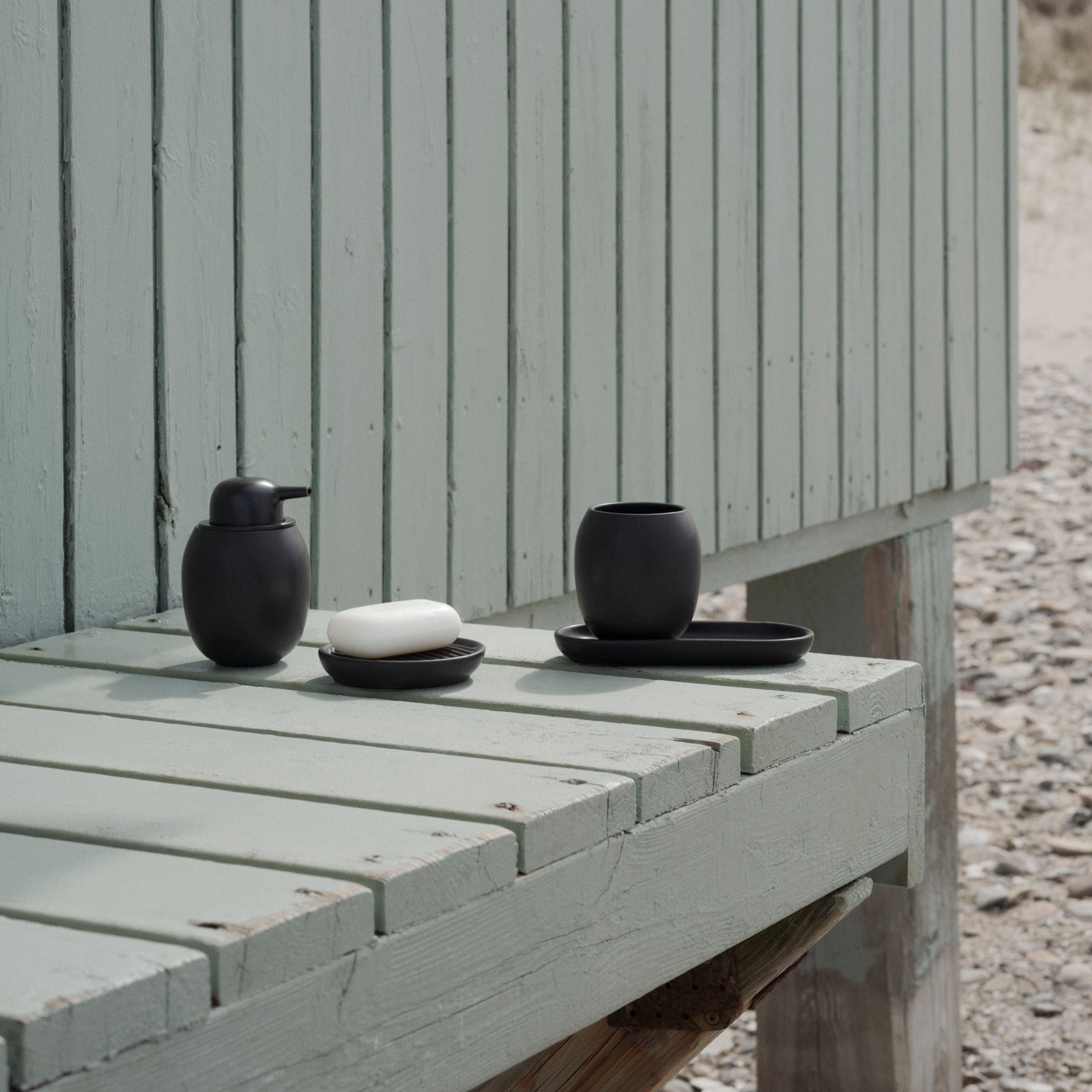 Fjord toothbrush holder - black