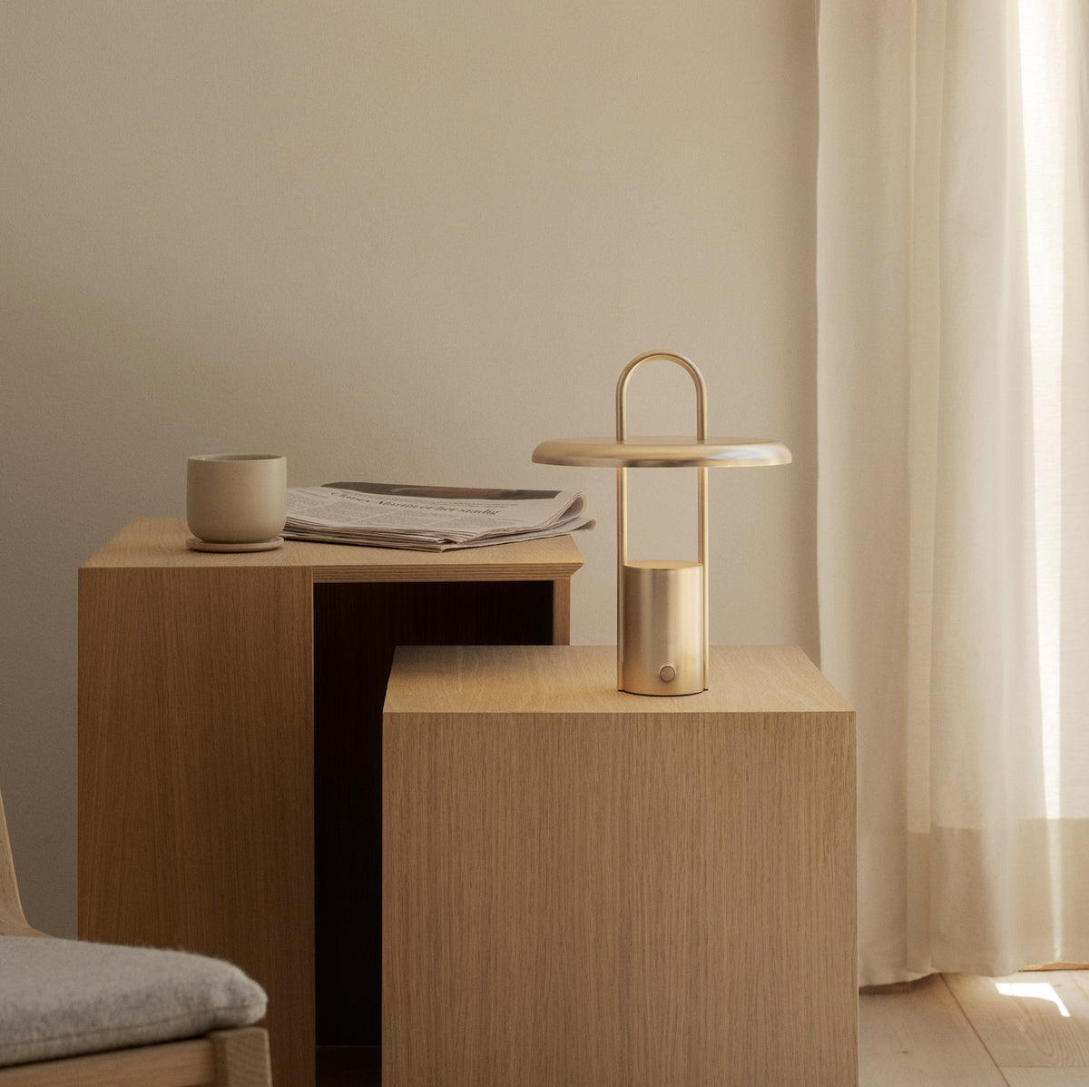 Pier Portable Lamp - Small, Brass
