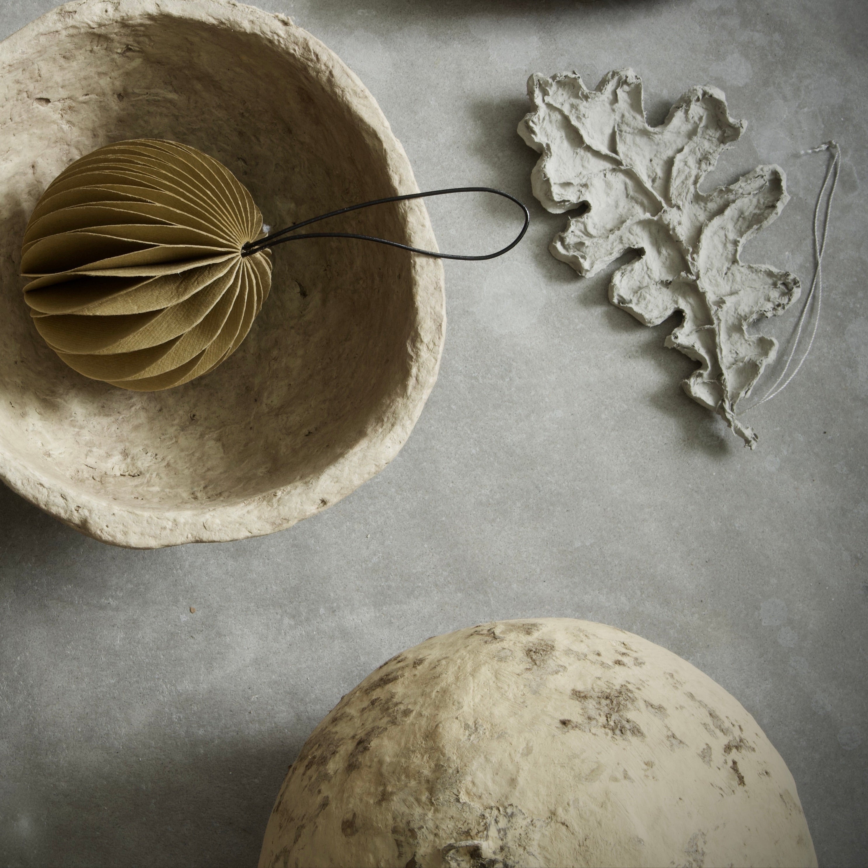 SUSTAIN folding ornament, scoop caramel (box of 6)