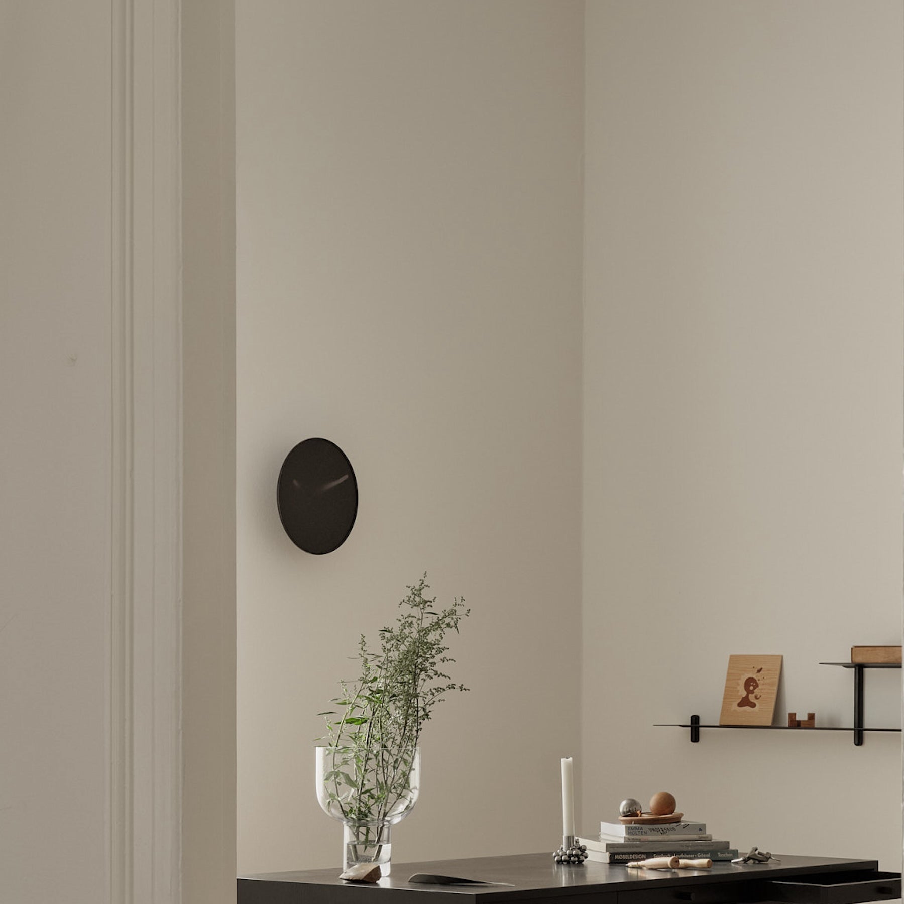 MOMENTT wall clock - black