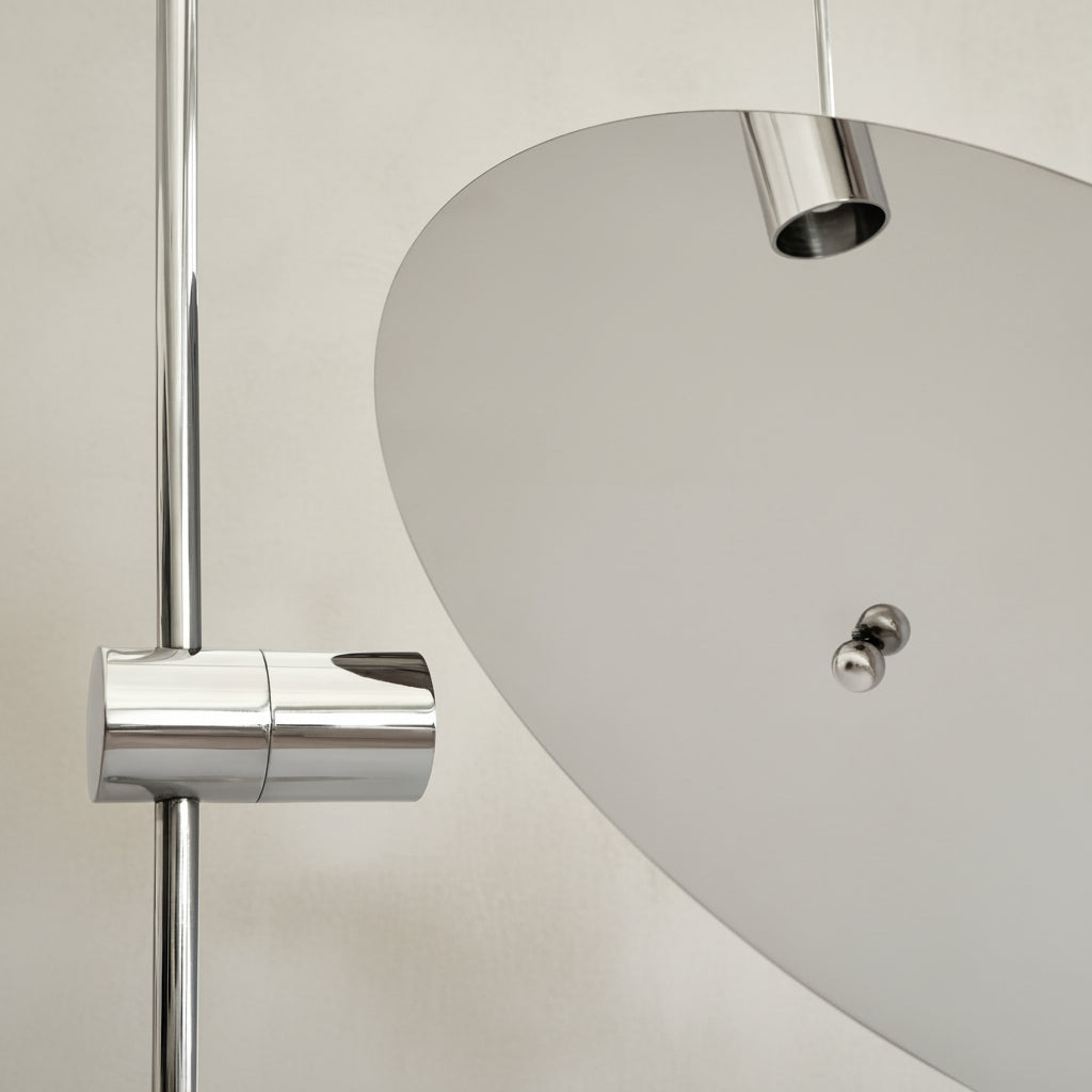 The Moon Floor Lamp - Chrome