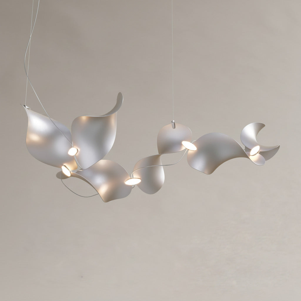 Dune 6 Curve Chandelier - 5 Finish Options*