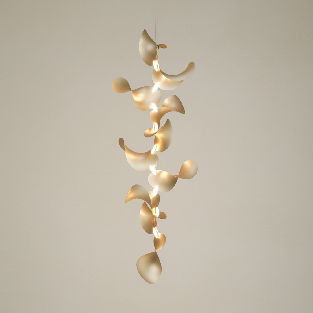 Dune 10 Vertical Cluster Chandelier - 5 Finish Options