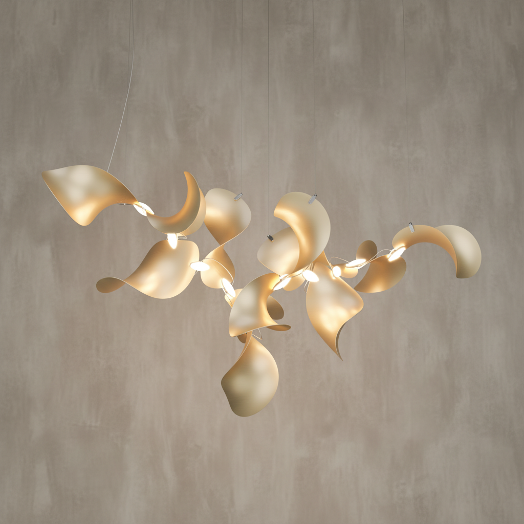 Dune 12 Cluster Chandelier - 5 Finish Options