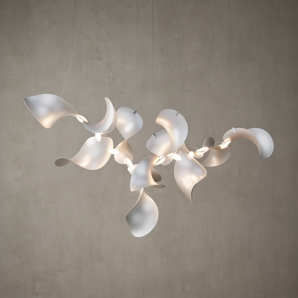 Dune 12 Cluster Chandelier - 5 Finish Options