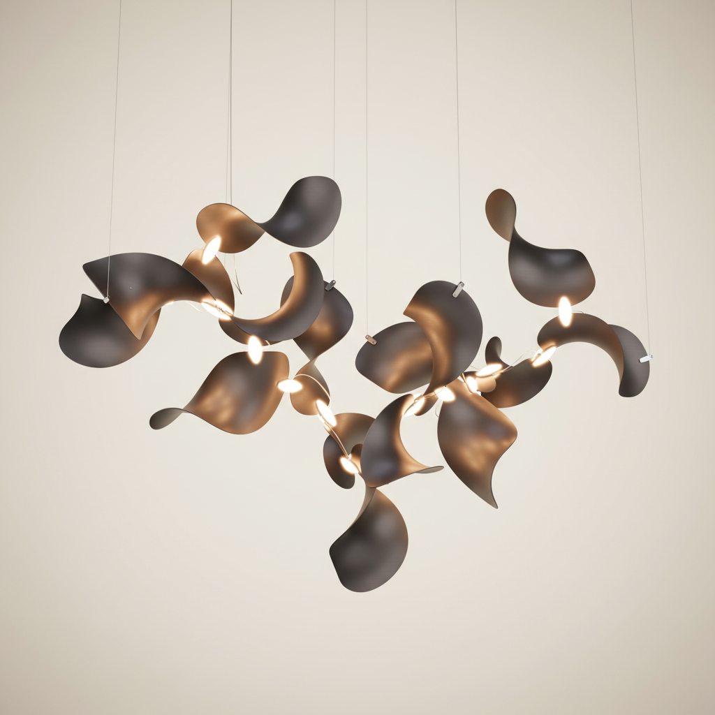 Dune 16 Cluster Chandelier - 5 Finish Options
