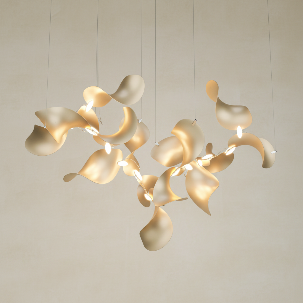 Dune 16 Cluster Chandelier - 5 Finish Options