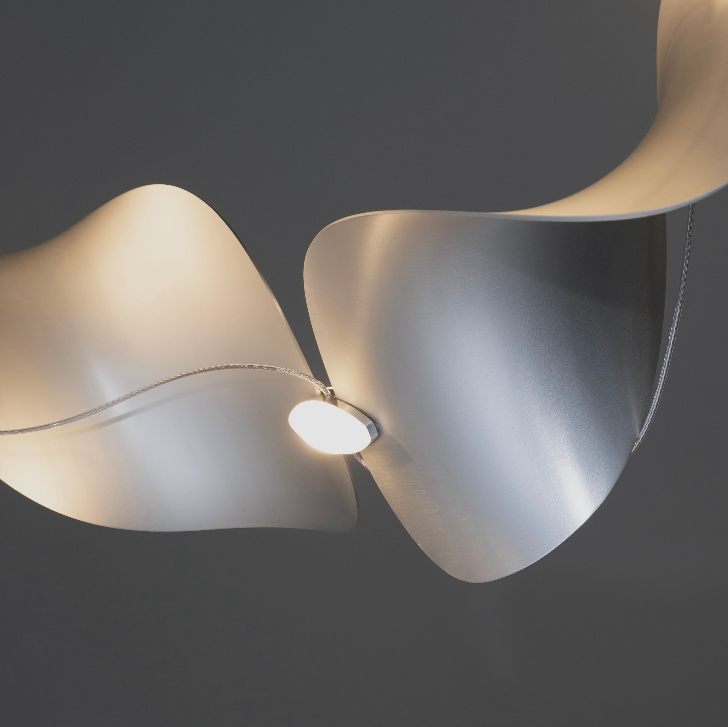 Dune 8 Curve Chandelier - 5 Finish Options