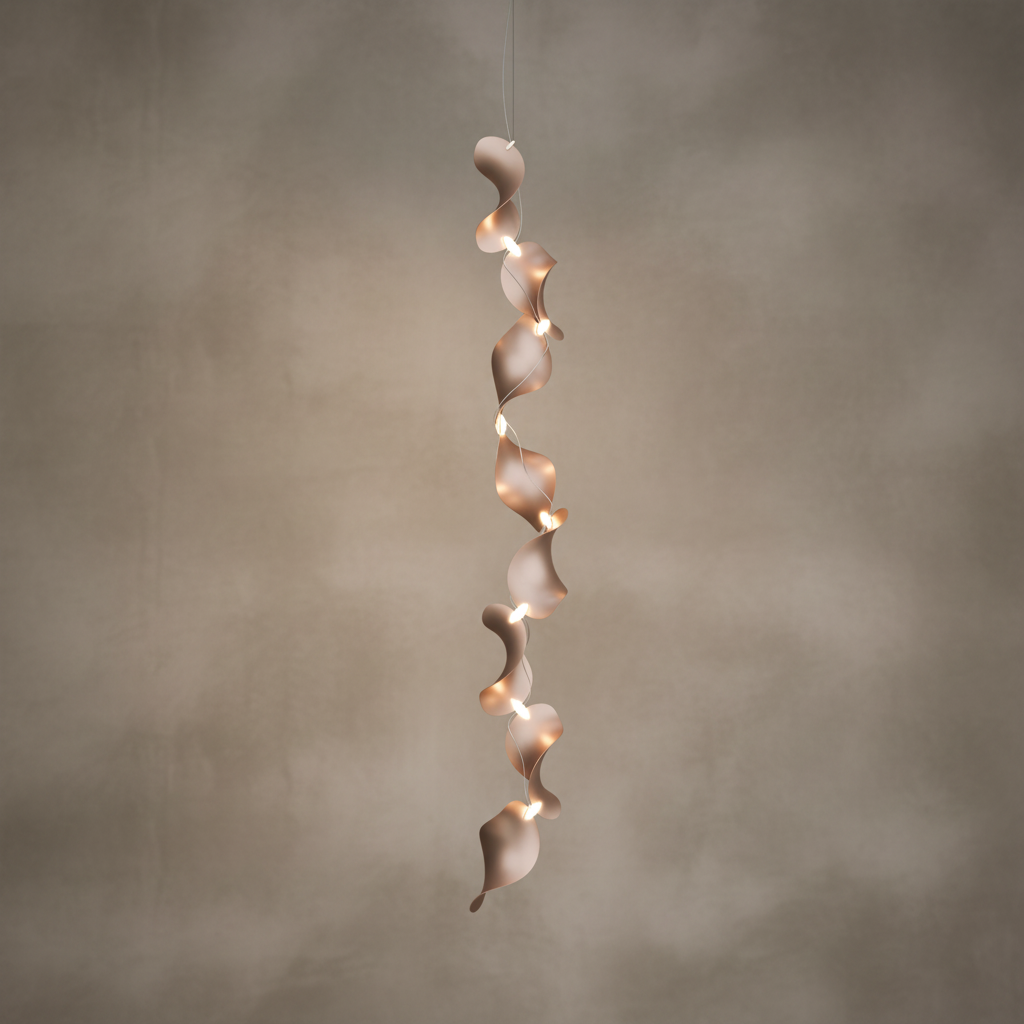 Dune 8 Vertical Line Chandelier - 5 Finish Options