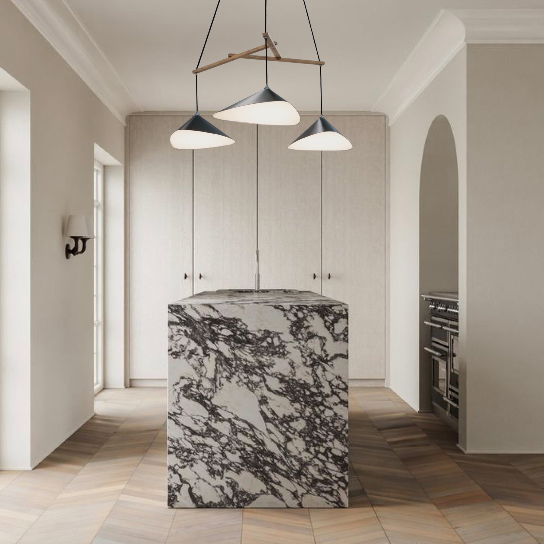 Emily Chandelier, Group of 3 - 7 Finish Options *Made to order