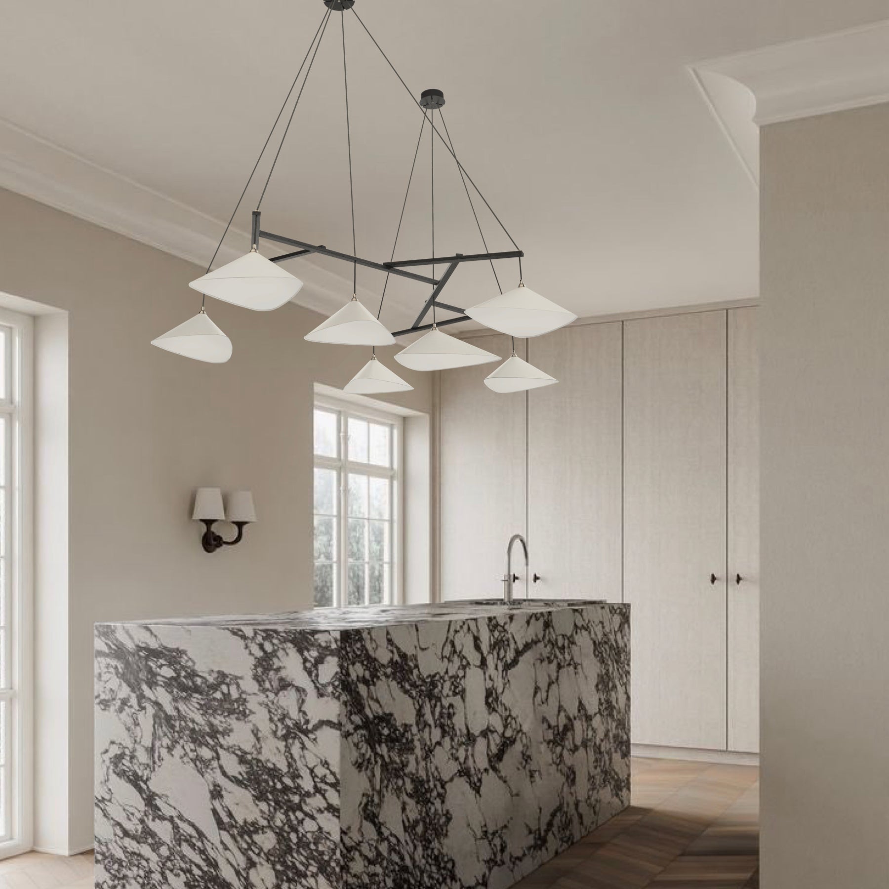Emily Chandelier, Group of 7 - 7 Finish Options *Made-to-Order