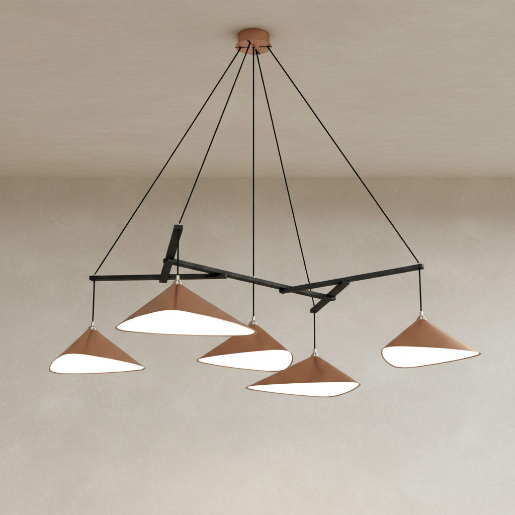 Emily Chandelier, Group of 5 - 7 Finish Options *Made-to-Order