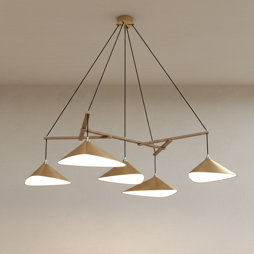 Emily Chandelier, Group of 5 - 7 Finish Options *Made-to-Order