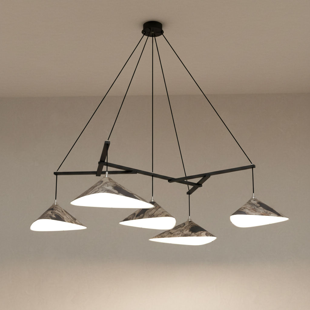Emily Chandelier, Group of 5 - 7 Finish Options *Made-to-Order