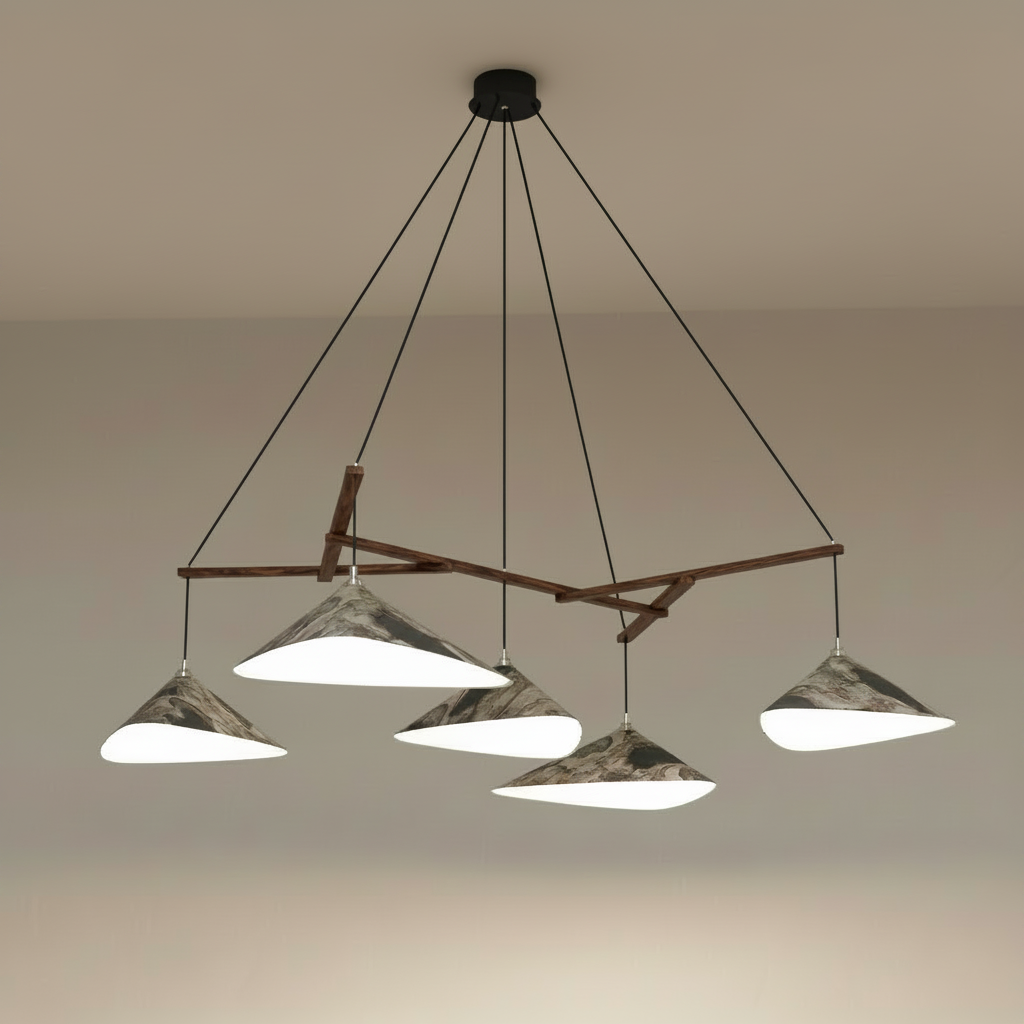 Emily Chandelier, Group of 5 - 7 Finish Options *Made-to-Order