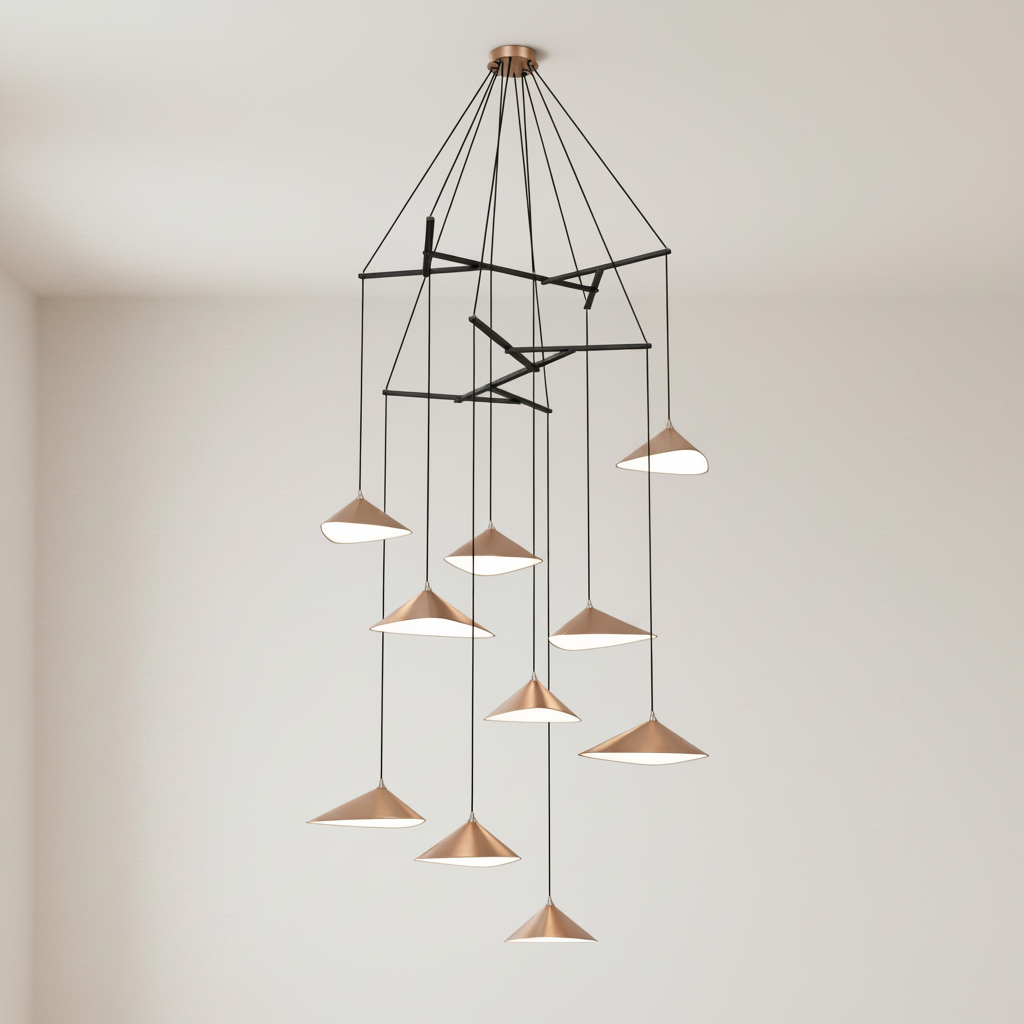 Emily Chandelier, V10 - 7 Finish Options *Made-to-order