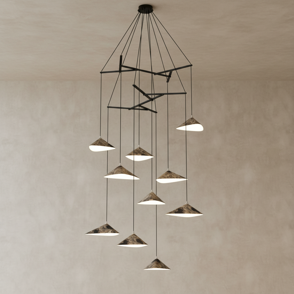 Emily Chandelier, V10 - 7 Finish Options *Made-to-order
