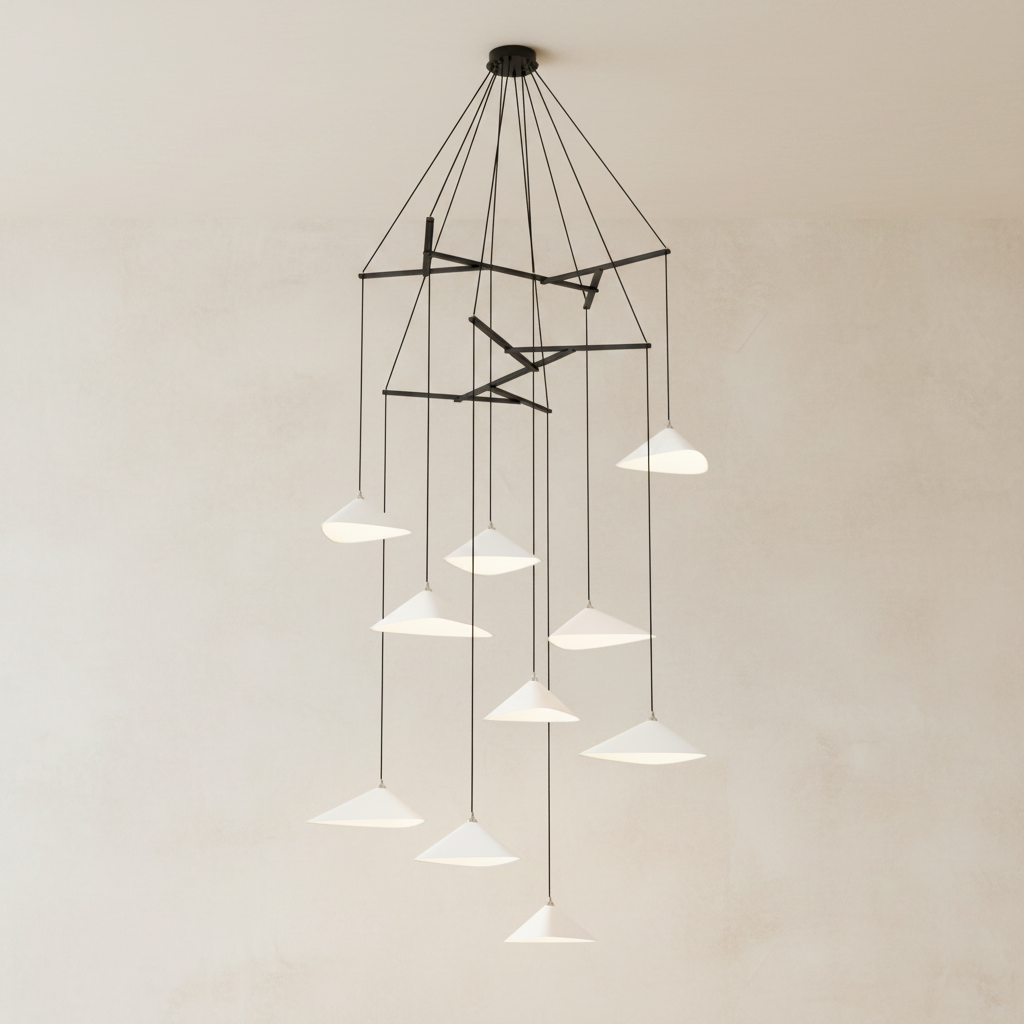 Emily Chandelier, V10 - 7 Finish Options *Made-to-order