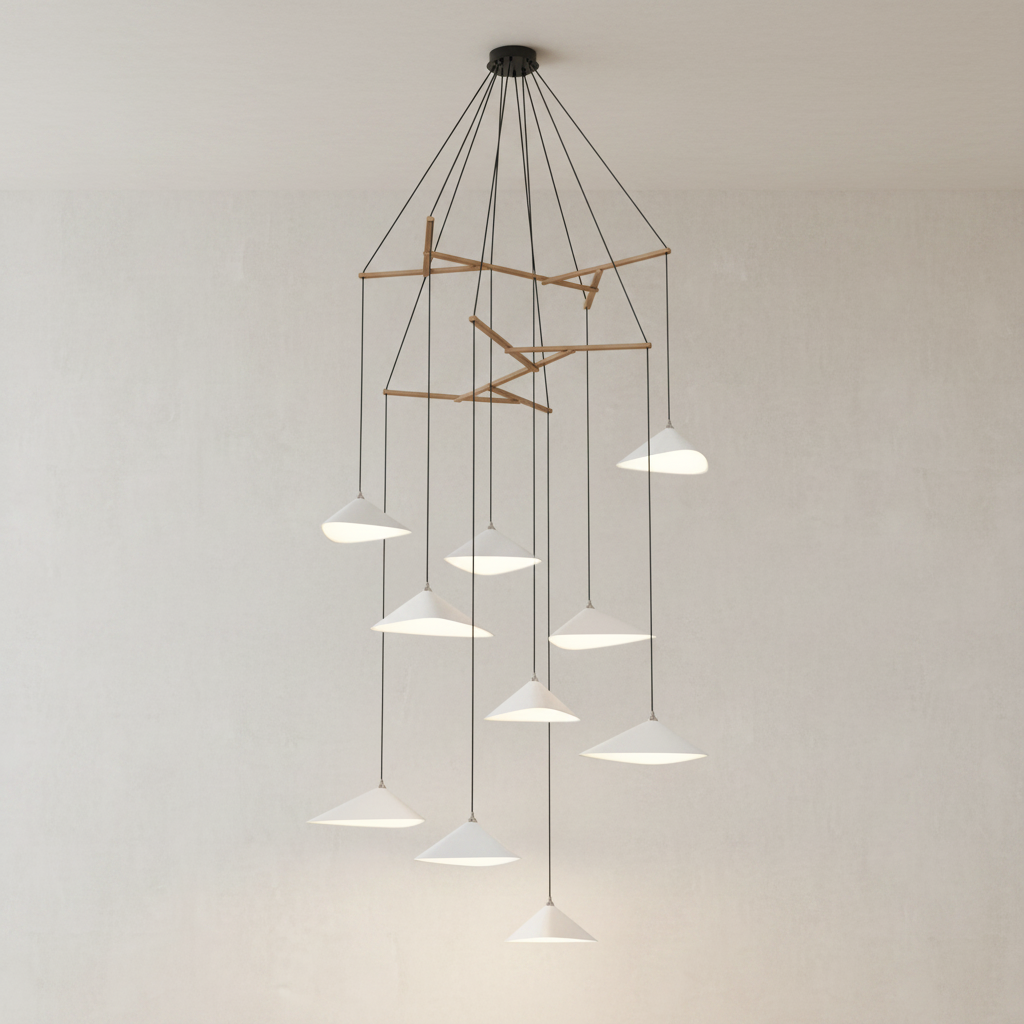 Emily Chandelier, V10 - 7 Finish Options *Made-to-order