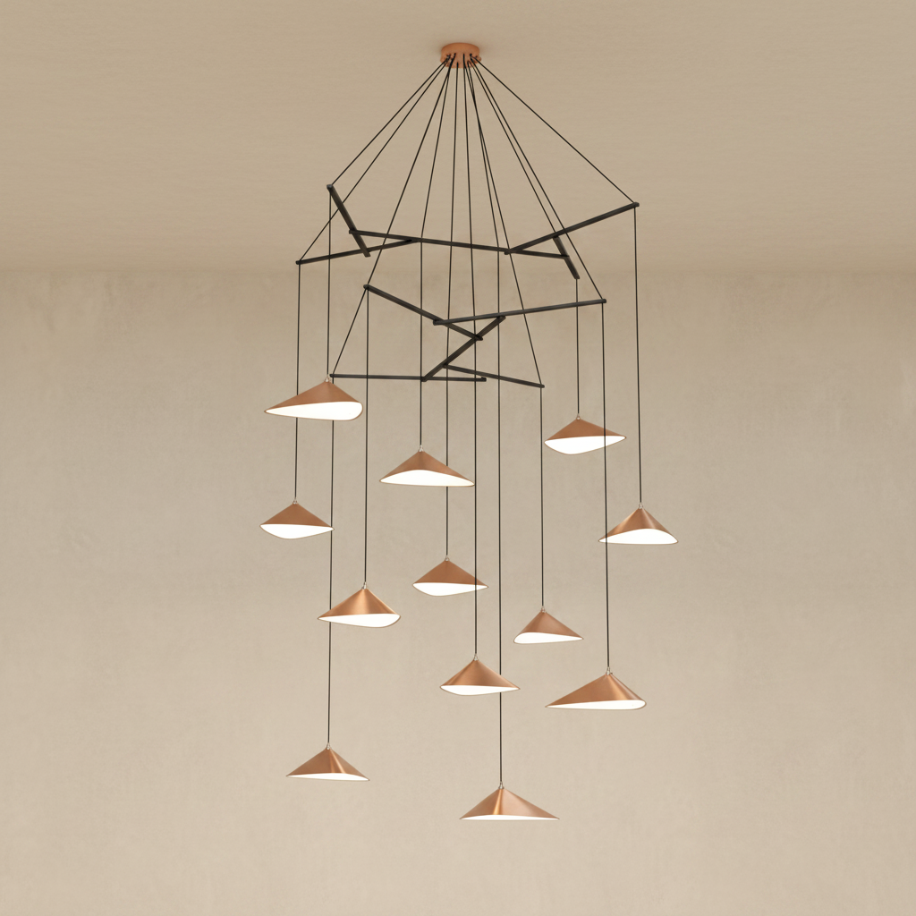 Emily Chandelier, V12 - 7 Finish Options *Made-to-order