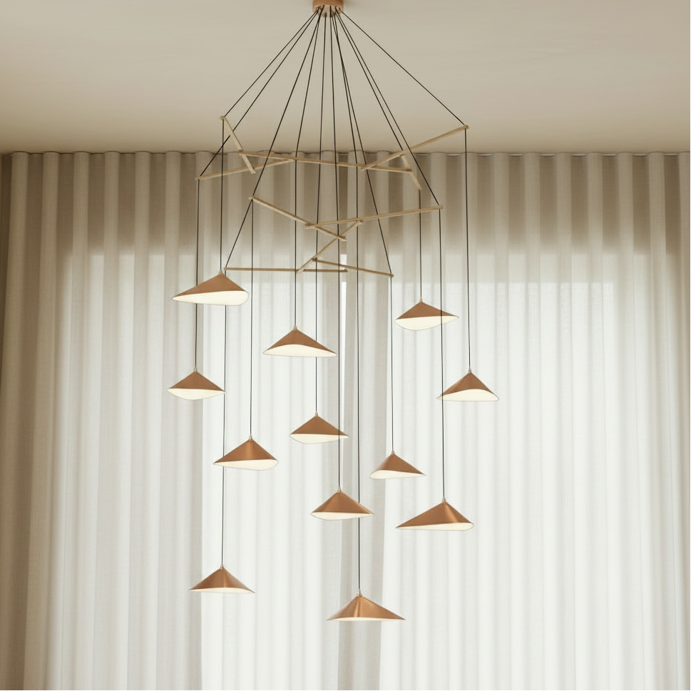 Emily Chandelier, V12 - 7 Finish Options *Made-to-order