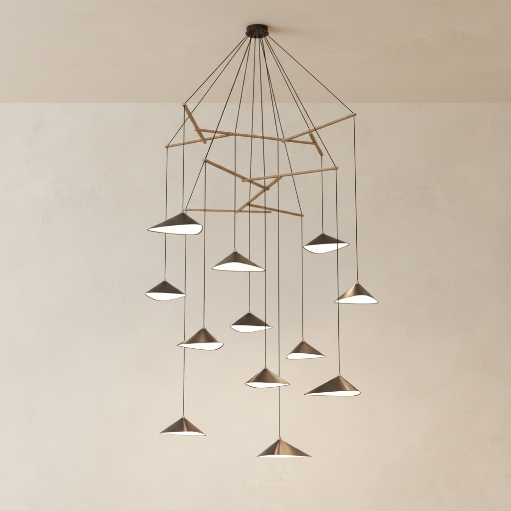 Emily Chandelier, V12 - 7 Finish Options *Made-to-order