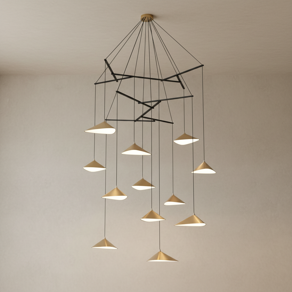 Emily Chandelier, V12 - 7 Finish Options *Made-to-order