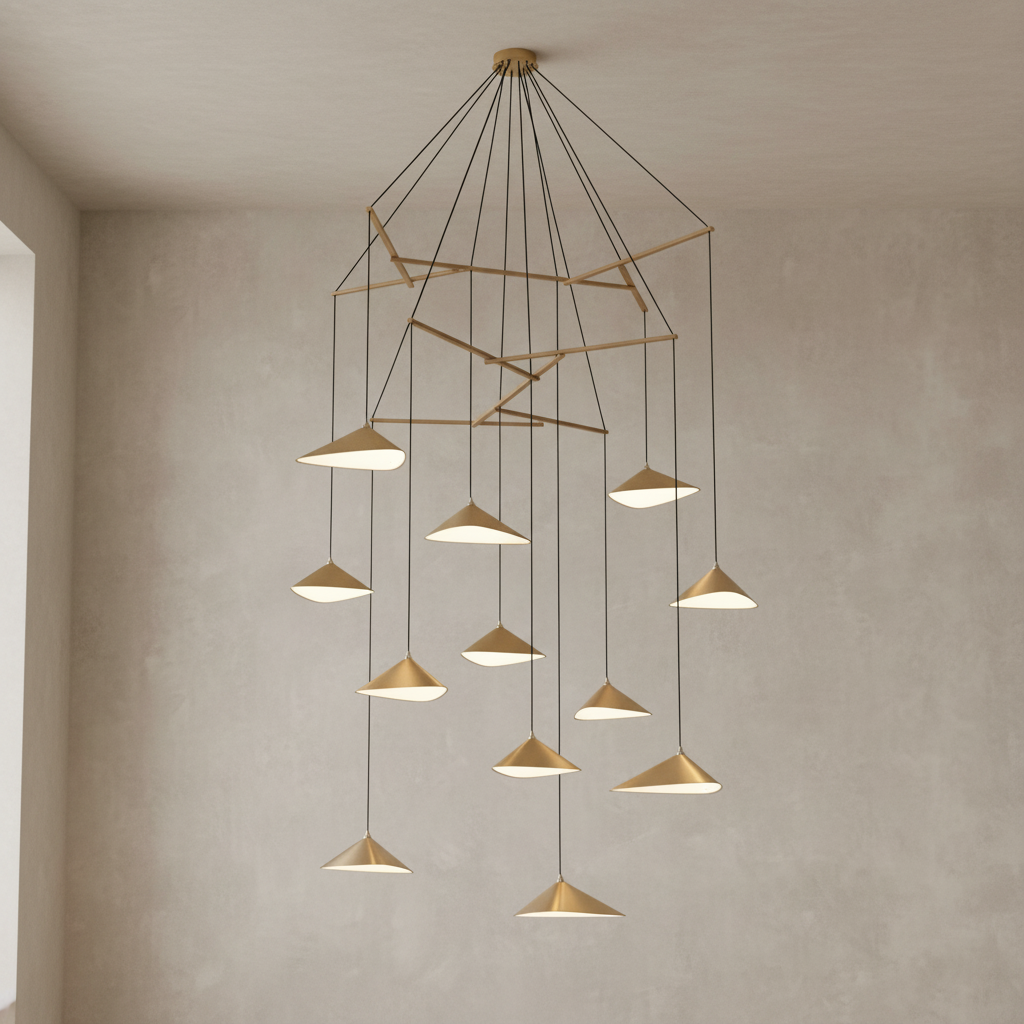Emily Chandelier, V12 - 7 Finish Options *Made-to-order