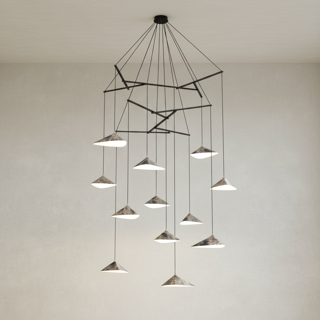 Emily Chandelier, V12 - 7 Finish Options *Made-to-order