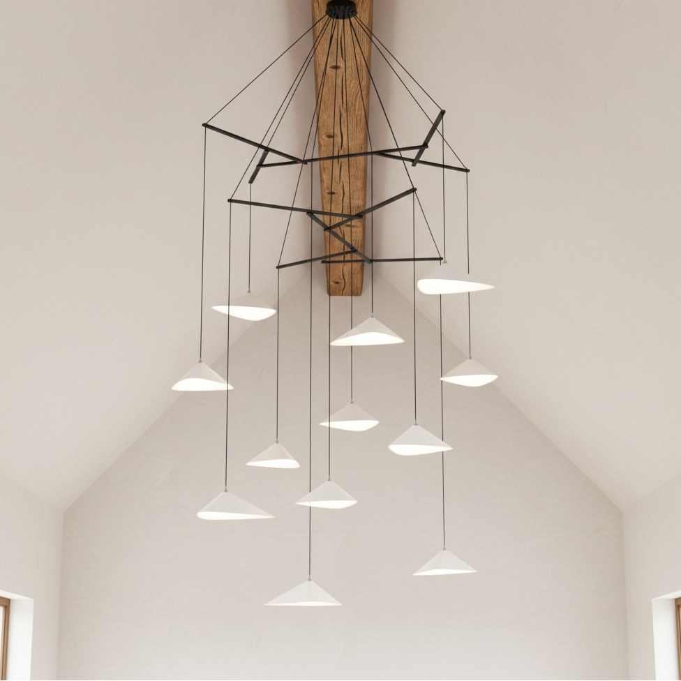 Emily Chandelier, V12 - 7 Finish Options *Made-to-order