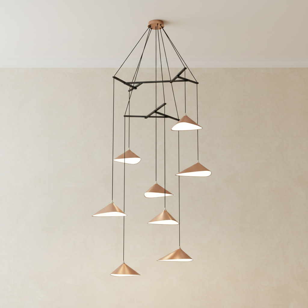 Emily Chandelier, V8 - 7 Finish Options *Made-to-order