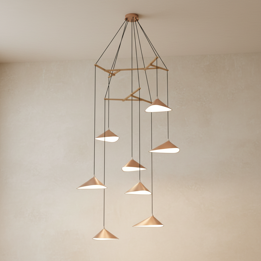 Emily Chandelier, V8 - 7 Finish Options *Made-to-order