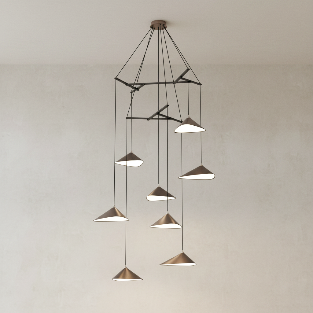Emily Chandelier, V8 - 7 Finish Options *Made-to-order