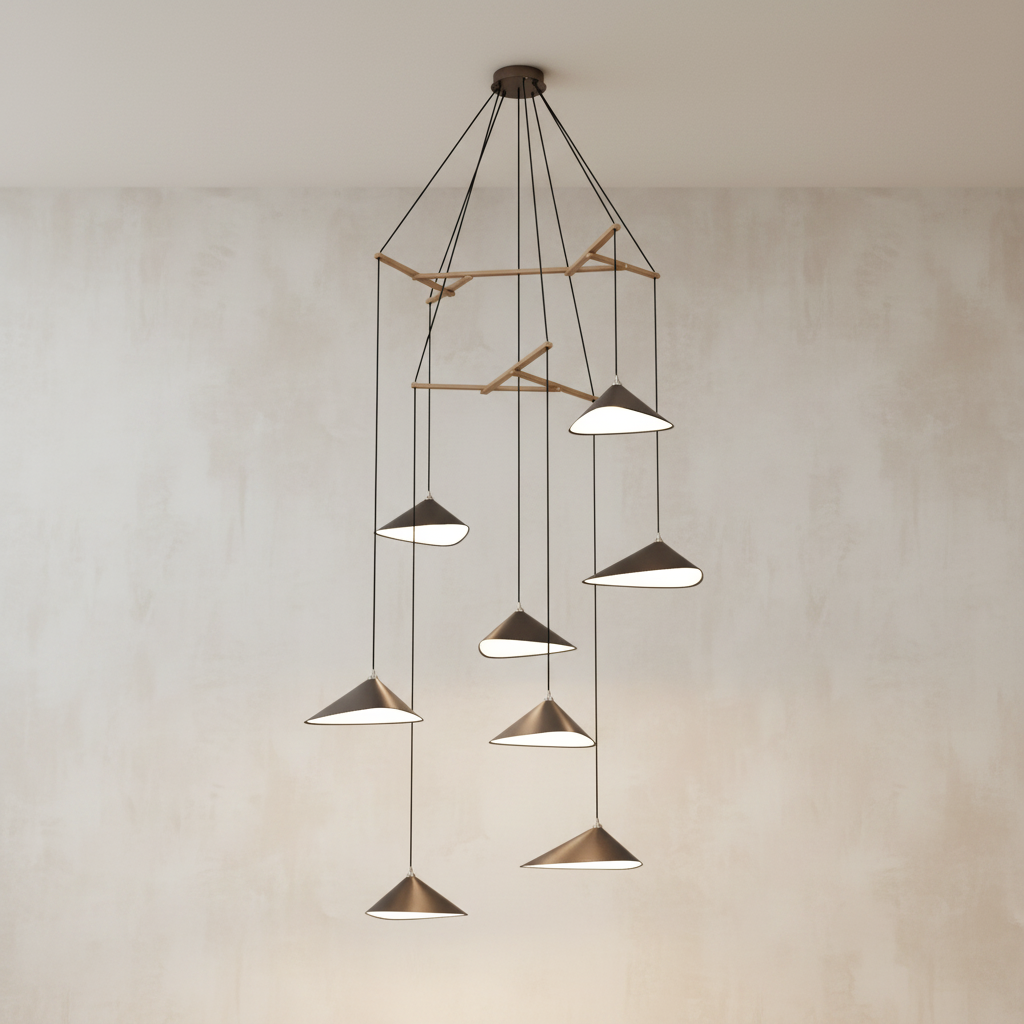Emily Chandelier, V8 - 7 Finish Options *Made-to-order