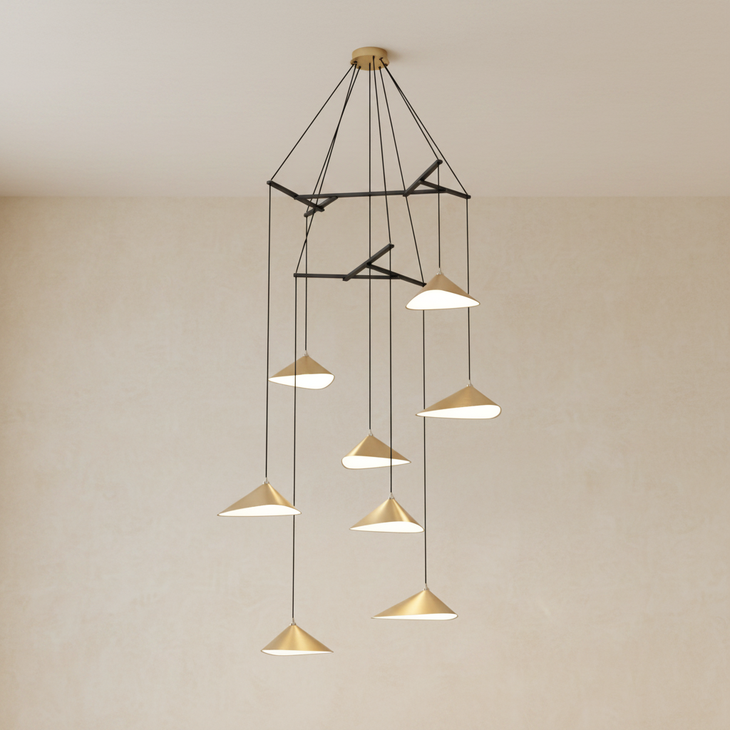 Emily Chandelier, V8 - 7 Finish Options *Made-to-order