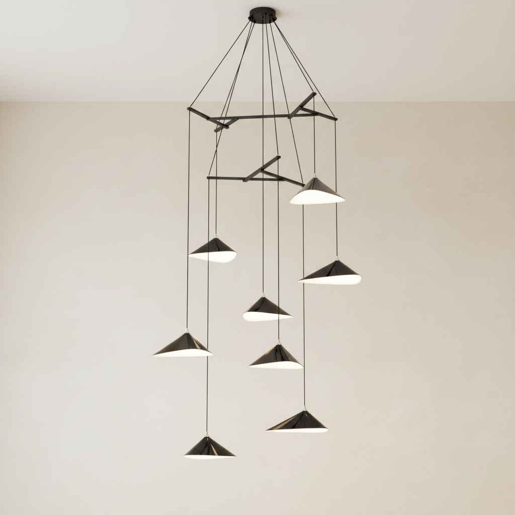 Emily Chandelier, V8 - 7 Finish Options *Made-to-order
